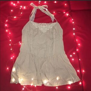 FREE PEOPLE PEPLUM HALTER